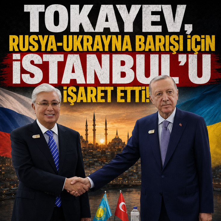 Tokayev'den Ukrayna'da barış için İstanbul formülü önerisi