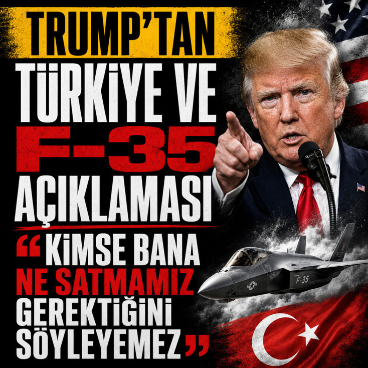 Donald Trump'tan Türkiye'ye F-35 satışıyla ilgili yeni açıklama