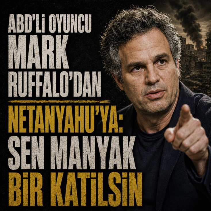 ABD'li oyuncudan Netanyahu'ya: Sen manyak bir katilsin