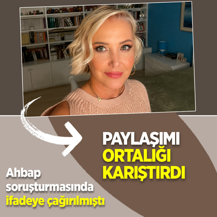Ünlü isimlerin ifadeye çağrıldığı Ahbap soruşturmasında Berna Laçin'den ironik çıkış