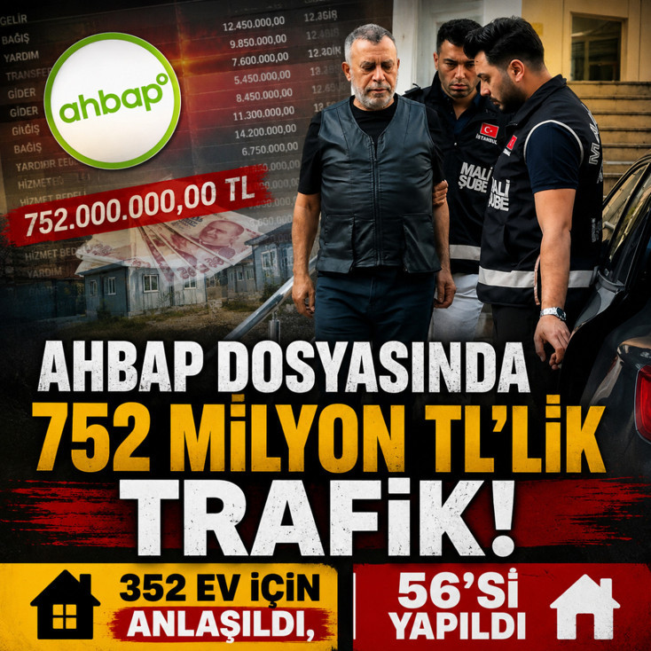 AHBAP dosyasında 752 milyon TL'lik trafik! 352 ev için anlaşıldı, 56'sı yapıldı