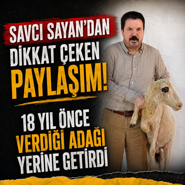 Savcı Sayan'dan dikkat çeken paylaşım: 18 yıl önce verdiğim adağı yerine getirdim
