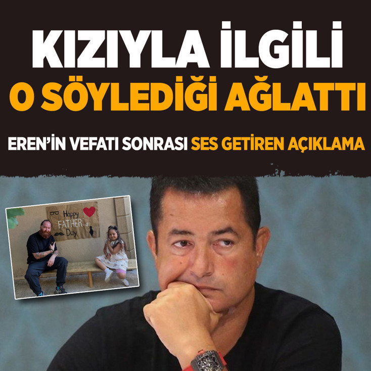 Acun Ilıcalı'dan Eren Kaşıkçı'nın vefatı sonrası ses getiren açıklama: "Minik yavrusuyla bizzat ilgileneceğim"