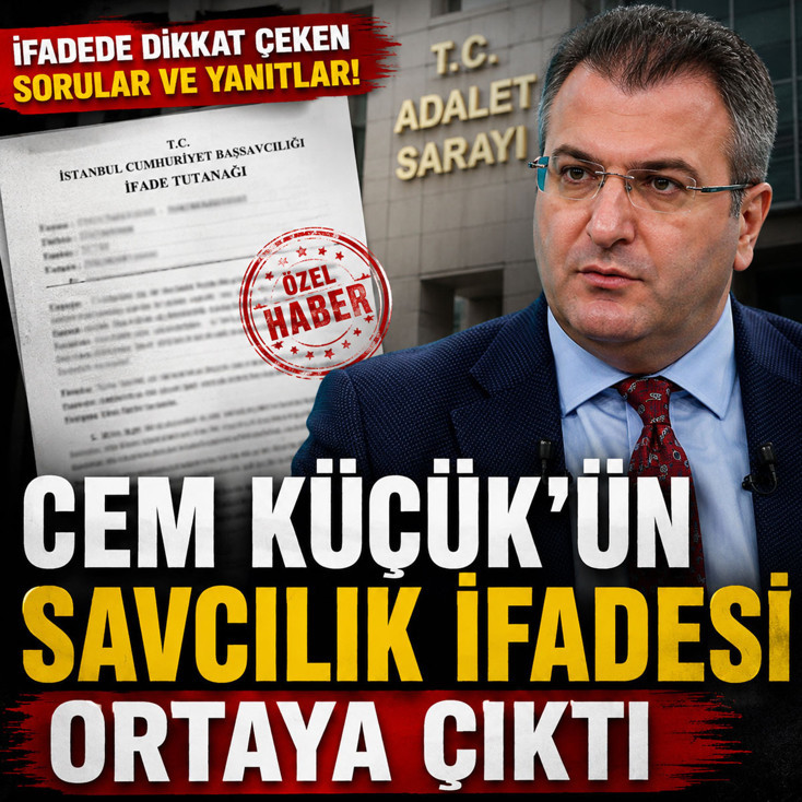 Cem Küçük’ün savcılık ifadesi ortaya çıktı