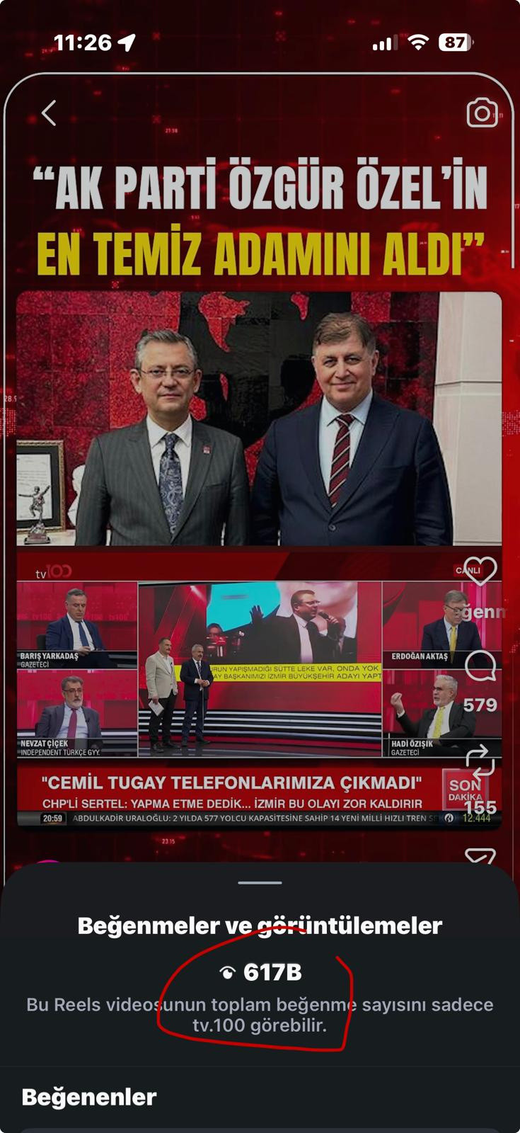 Özgür Özel'in 'sütte leke var onda yok' dediği Cemil Tugay videosu izlenme rekoru kırdı - Resim: 0