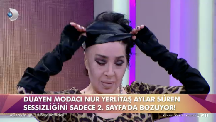 Nur Yerlitaş bir anda bandanasını çıkardı canlı yayında herkesi şoke etti - Resim: 1