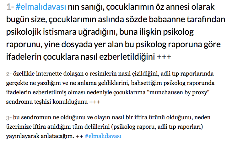 Elmalı davası Merve Akman twitleri olay! Anne oğlunu kızına tacizle suçladı - Resim: 4