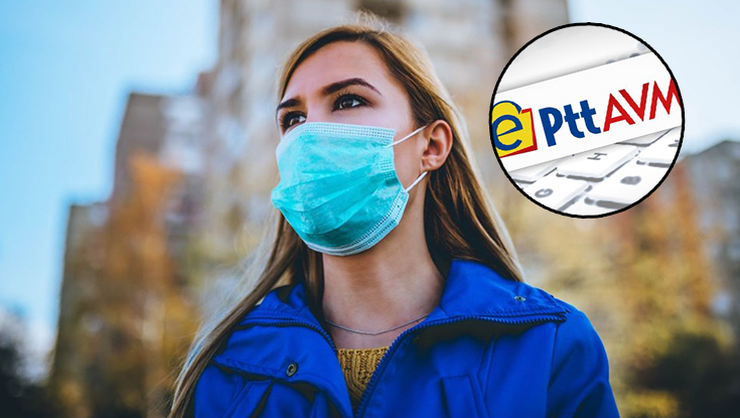 ePttAVM maske ücretsiz başvuru formu ekranı TC ile giriş - Resim: 1