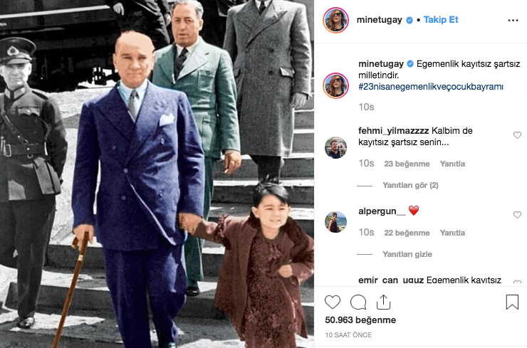 Ünlü isimlerden 23 Nisan mesajları! Duygularını böyle paylaştılar - Resim: 3