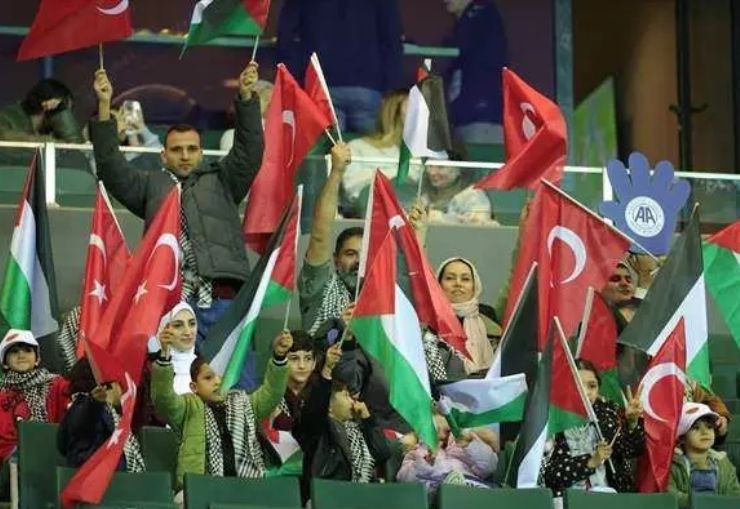 Türkiye - Gürcistan maçında anlamlı gece! Görsel şölen - Resim: 4