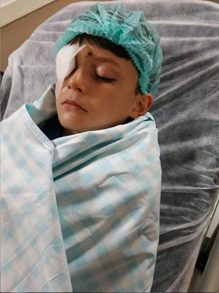 Konya'da merak edip duvar deliğinden bakan Arda gözlerinden oldu - Resim: 3