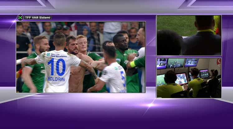 Rize'de saha karıştı: Maç bitti kartlar devam etti! - Resim: 1