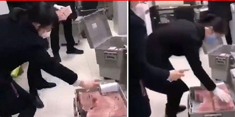 Koronavirüs paraya sıçradı bankalar temizliğe başladı inanılmaz görüntüler - Resim: 1