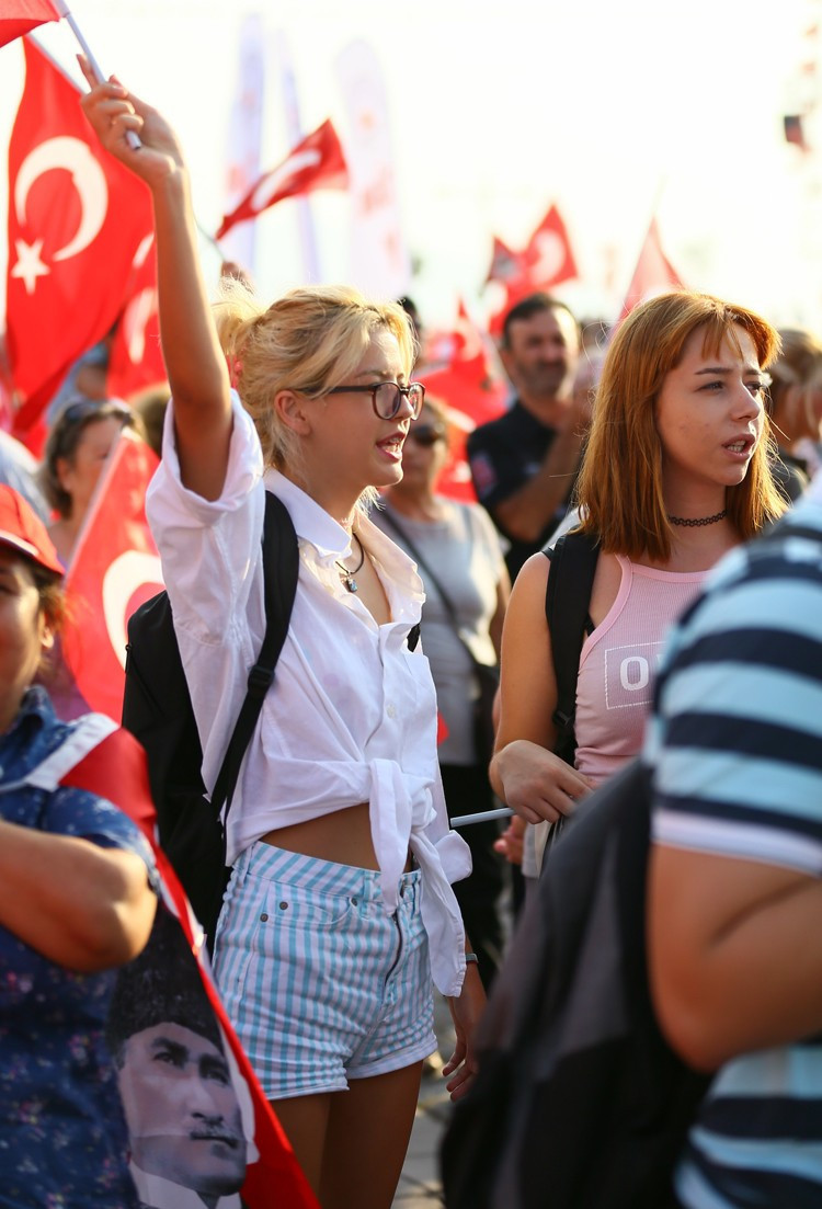 Cumhuriyet ve Demokrasi mitinginden renkli kareler - Resim: 4