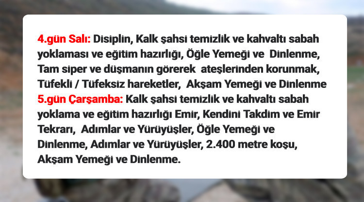 Bedelli askerlik 3 haftalık programı! Silah eğitimi yemin töreni ve... - Resim: 4
