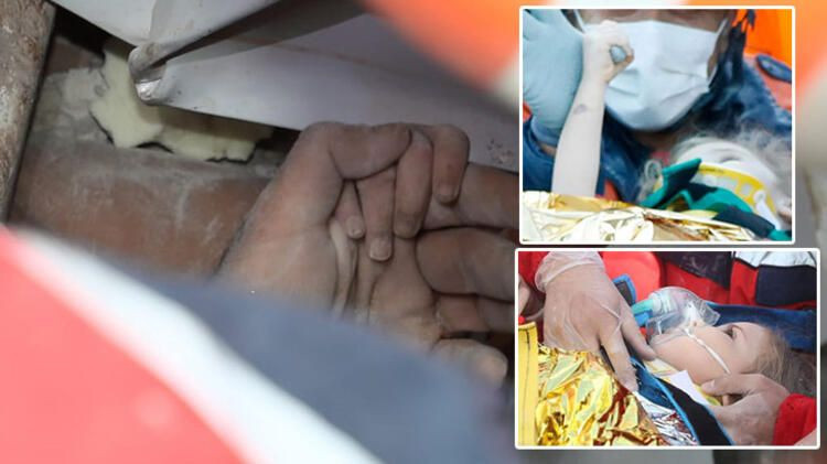 Tüm dünya İzmir depremindeki Ayda ve Elif bebek mucizelerini konuşuyor! - Resim: 1