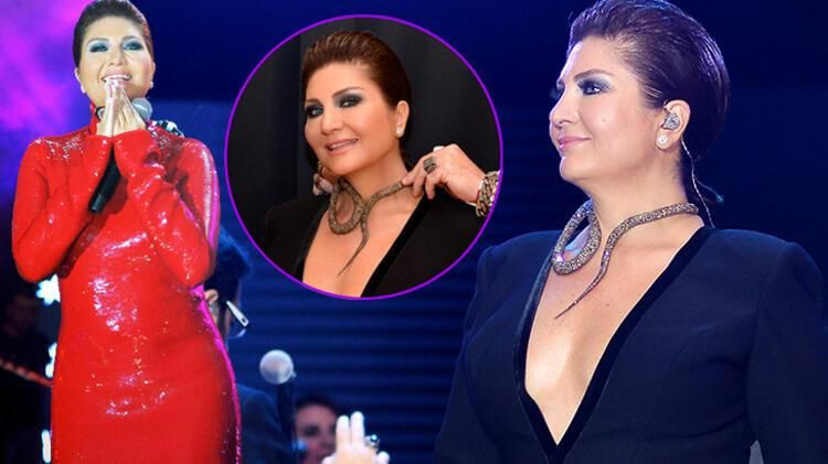 Sibel Can'ın kırmızı elbisesi ve göbeği hayranlarını şoke etti! - Resim: 1