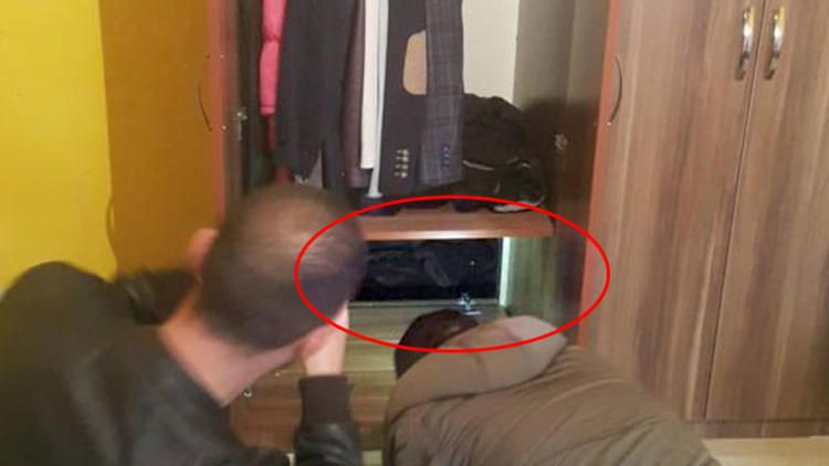 Kayseri'de hırsızlar gardırop arkasına yaptırdıkları gizli bölmeden yakalandı - Resim: 1