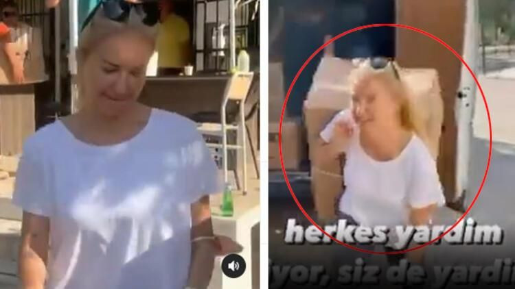 Burcu Esmersoy yangın bölgesine yardıma gitti! Kolileri tek tek taşıdı - Resim: 4