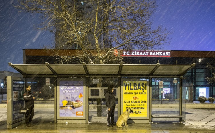 Ankara'ya beklenen kar geldi - Resim: 4