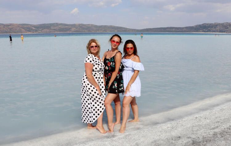 Burdur'a binlerce insan akın etti! Burası Türkiye'nin Maldivleri - Resim: 1