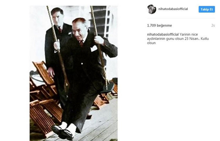 Ünlüler 23 Nisan'ı sosyal medyada coşkuyla kutladı.  - Resim: 3