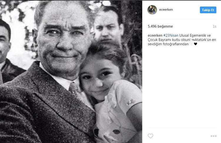 Ünlüler 23 Nisan'ı sosyal medyada coşkuyla kutladı.  - Resim: 2