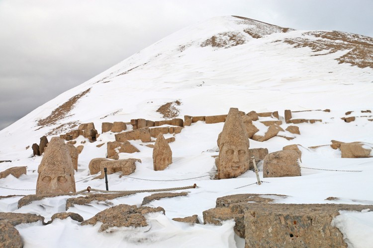  Nemrut beyaza büründü - Resim: 2