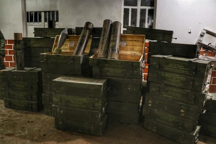 YPG'nin silah deposu ele geçirildi! ABD yapımı havan topları bulundu - Resim: 4