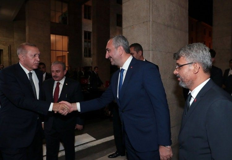 TBMM'deki resepsiyonda dikkat çeken kareler - Resim: 1