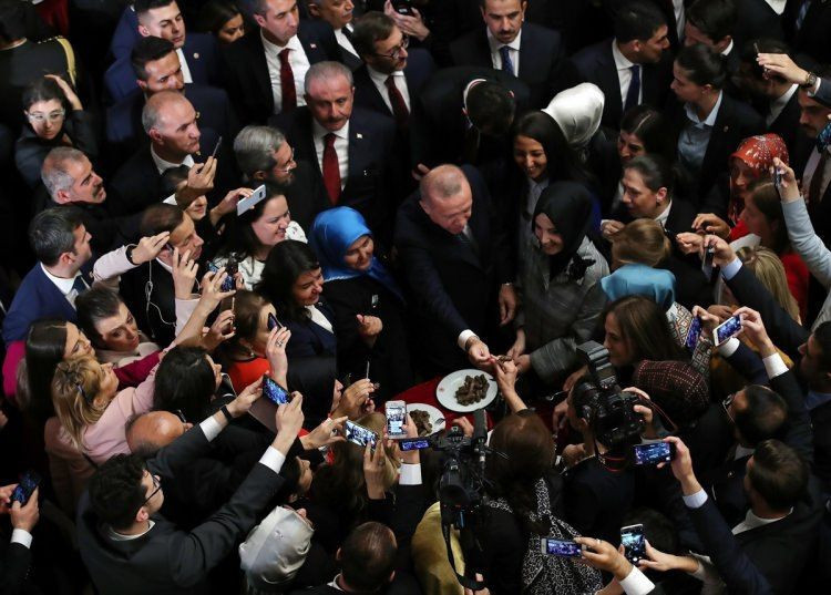 TBMM'deki resepsiyonda dikkat çeken kareler - Resim: 3