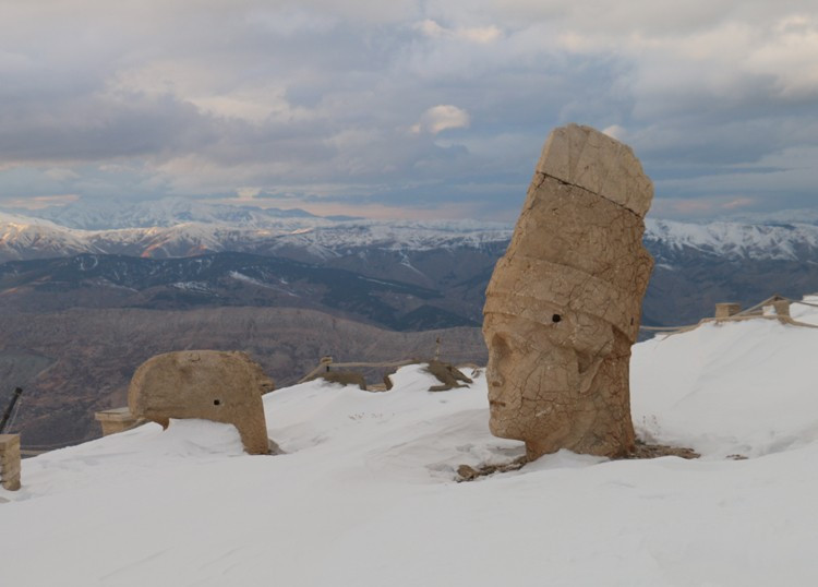  Nemrut beyaza büründü - Resim: 4