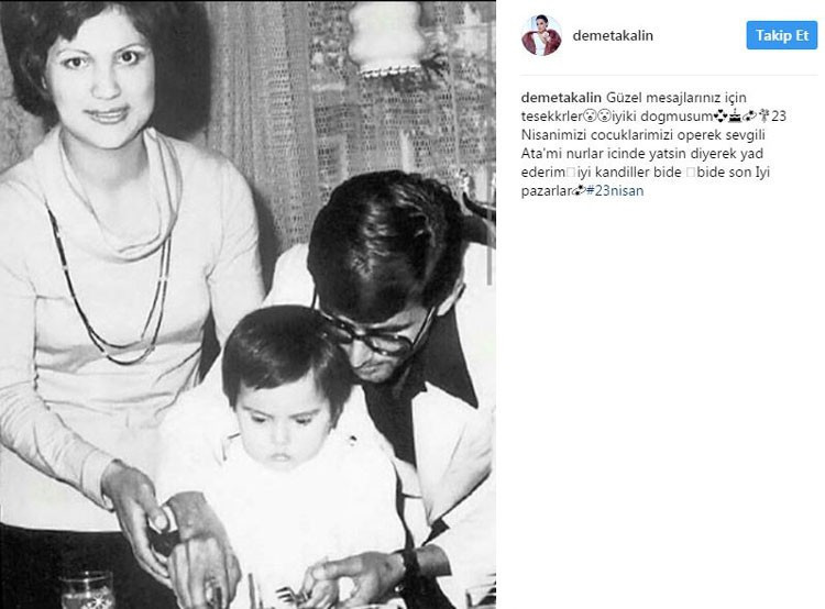 Ünlüler 23 Nisan'ı sosyal medyada coşkuyla kutladı.  - Resim: 1