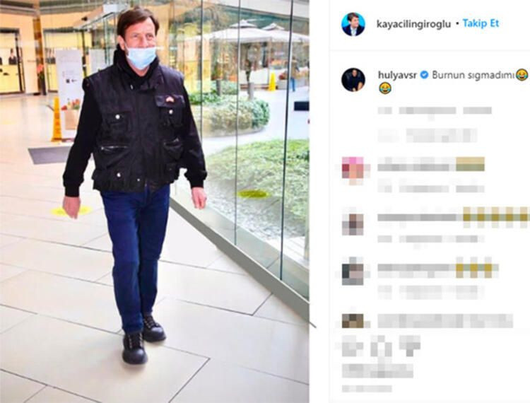 Hülya Avşar'dan Kaya Çilingiroğlu'na esprili mesaj! 'Burnun sığmadı mı' - Resim: 3