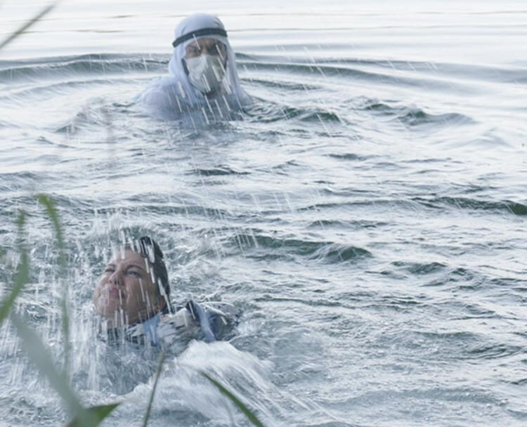 TRT'nin Kalk Gidelim dizisinin setinde talihsiz olay! Boğulma sahnesi çekerken... - Resim: 3
