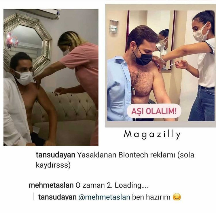 Mehmet Aslan aşı pozuyla Instagram'ı salladı: Hemşirenin yerinde olmak isterdim - Resim: 4