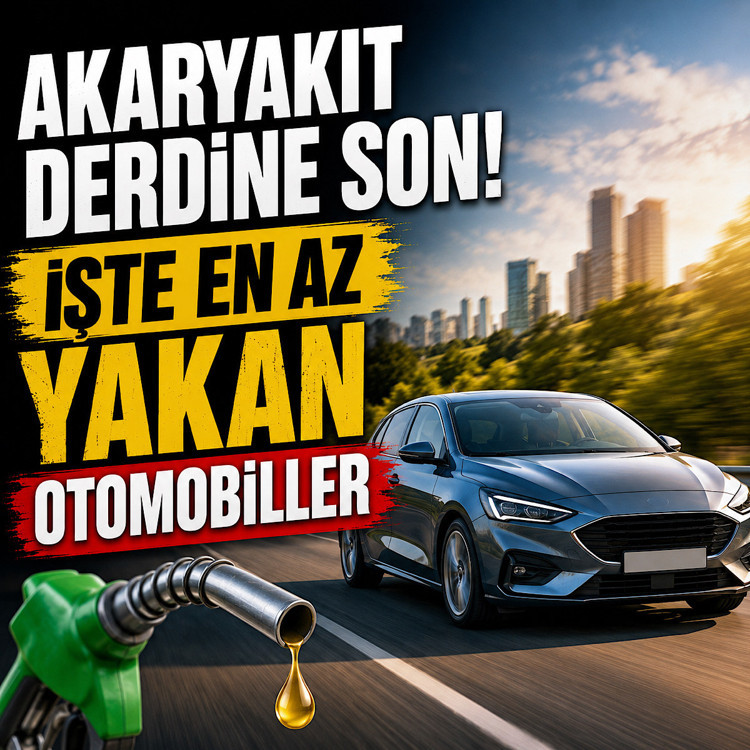 Akaryakıt derdine son! İşte en az yakan otomobiller