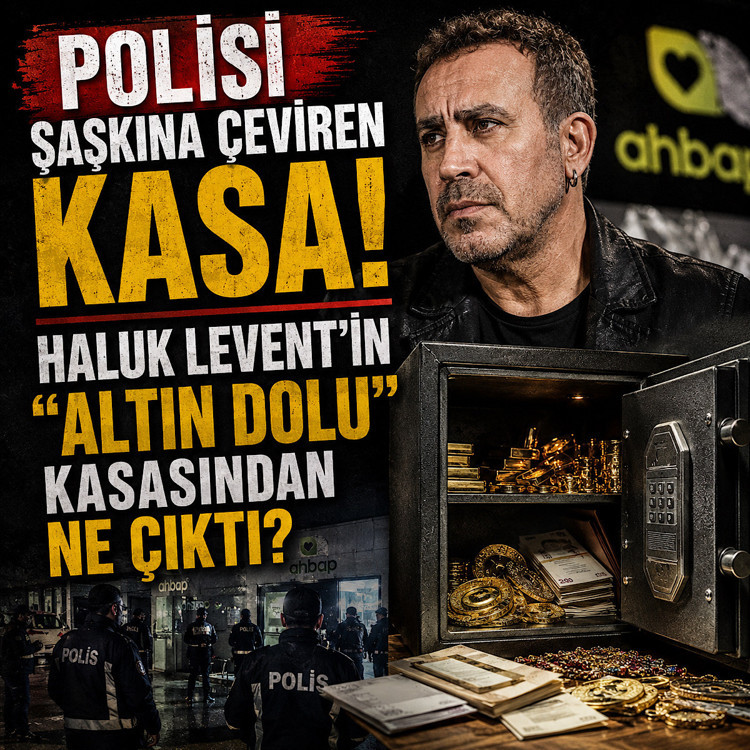 Polisi şaşkına çeviren kasa! Haluk Levent’in “altın dolu” kasasından ne çıktı?