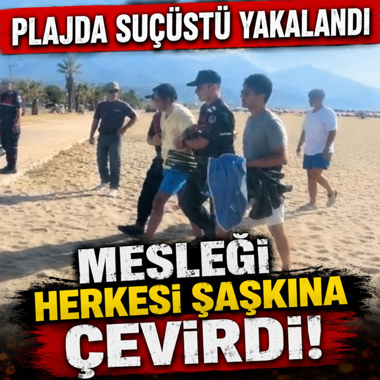Kuşadası'nda plajda hırsızlık! Suçüstü yakalandı, mesleği herkesi şaşkına çevirdi