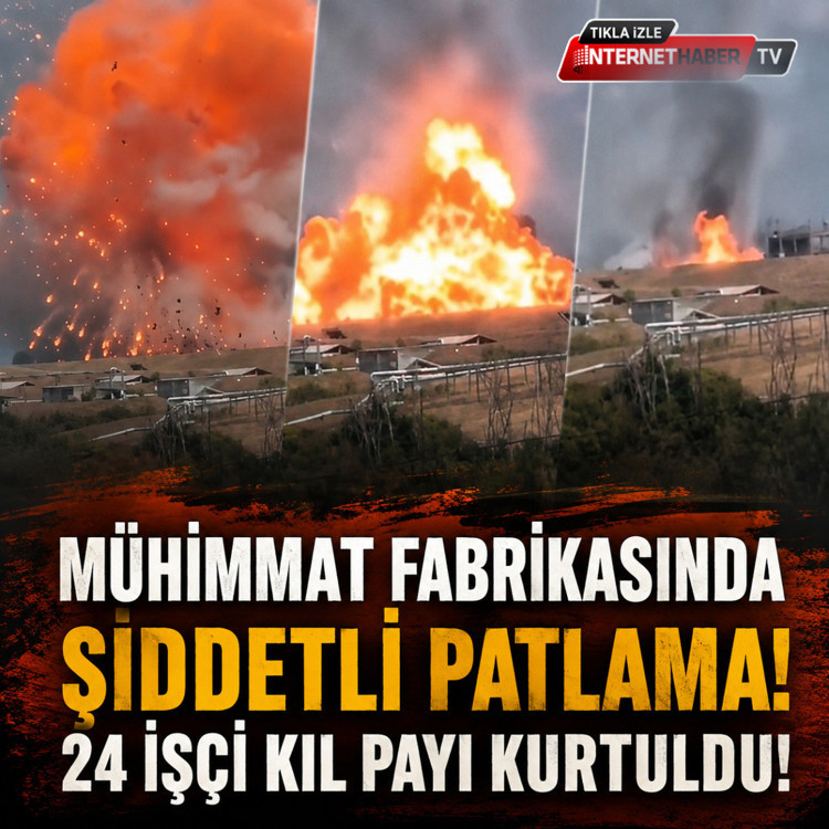 İtalya’da mühimmat fabrikasında şiddetli patlama: 24 işçi faciadan döndü
