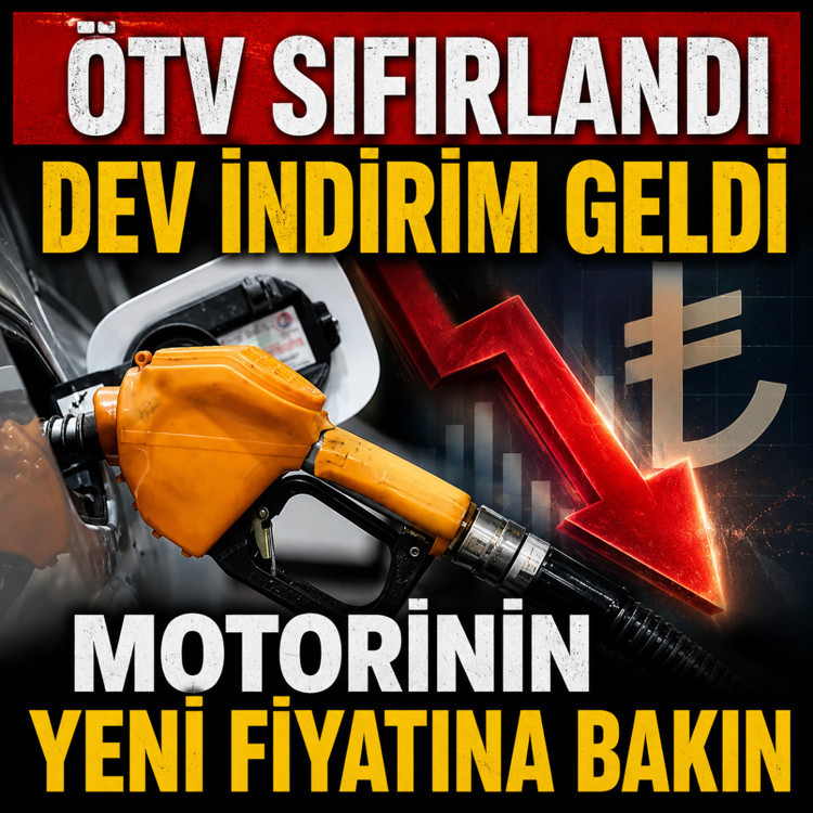 ÖTV sıfırlandı motorin fiyatları düştü! Yüzde 13'lük indirim sonrası yeni fiyatlar