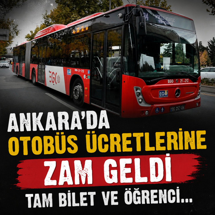 Ankara’da toplu taşımaya zam: Tam bilet 40 TL oldu
