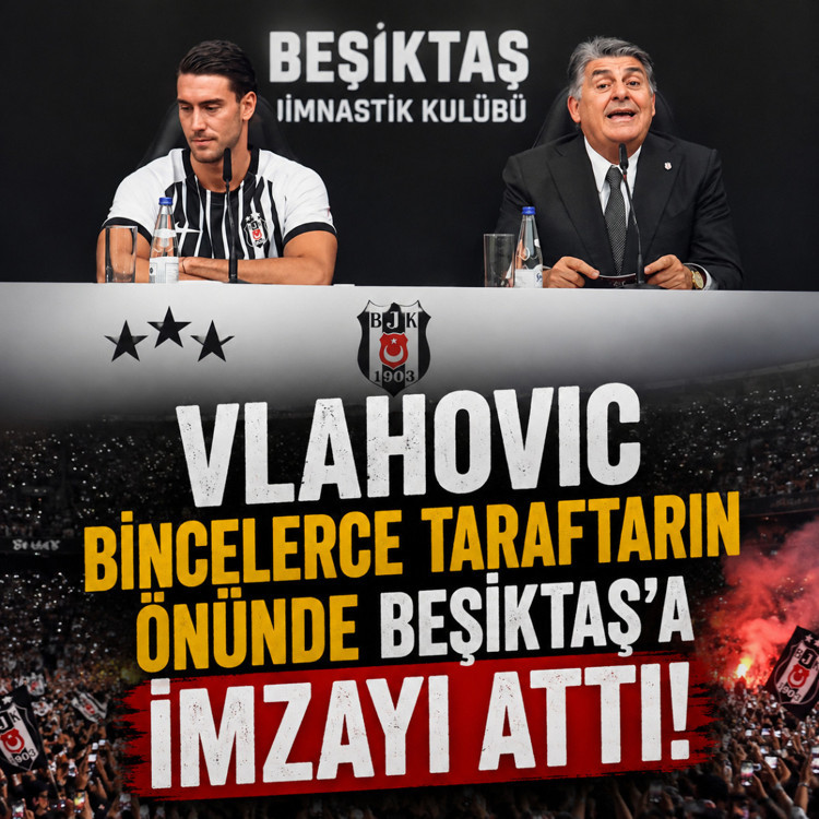 Dusan Vlahovic Beşiktaş’a 3 yıllık imzayı attı