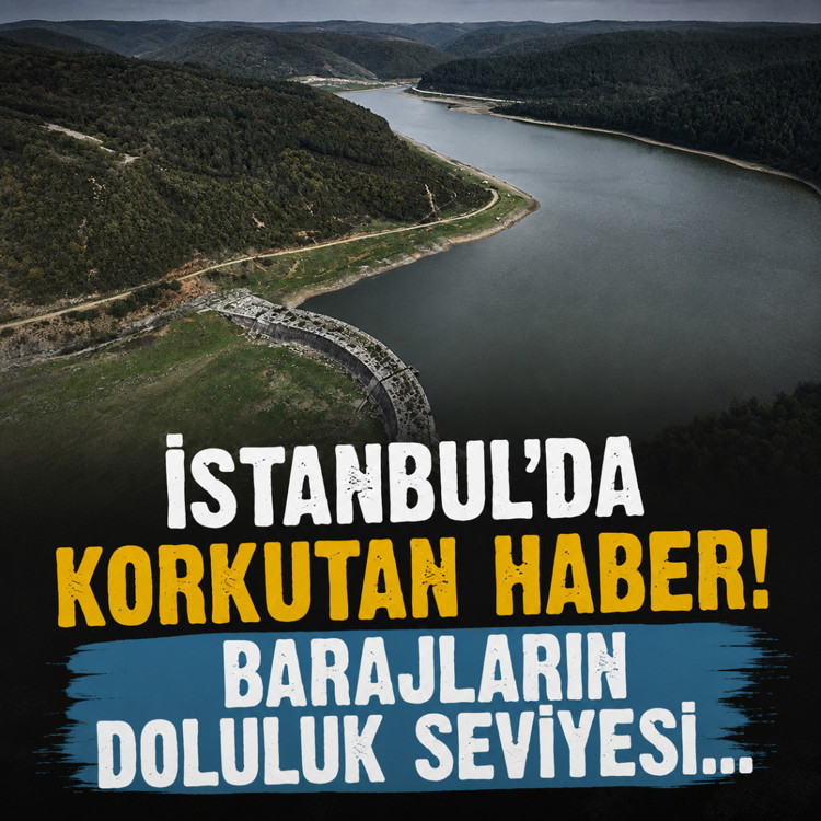 İstanbul barajlarında doluluk yüzde 50’nin altına düştü