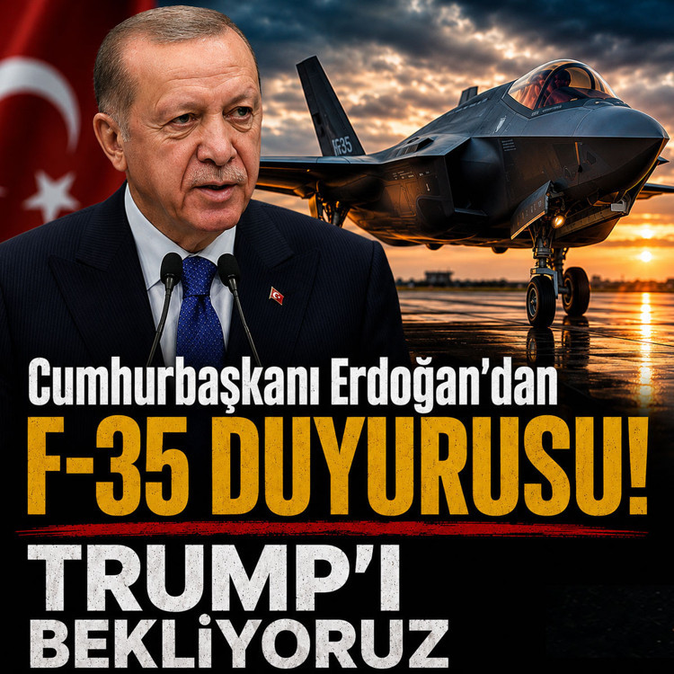 Cumhurbaşkanı Erdoğan'dan F-35 duyurusu! Trump'ı bekliyoruz