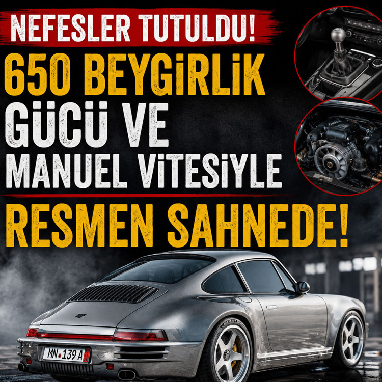 650 beygirlik gücü ve manuel vitesiyle resmen sahneye çıktı