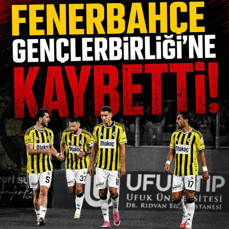 Fenerbahçe, Gençlerbirliği'ne kaybetti!