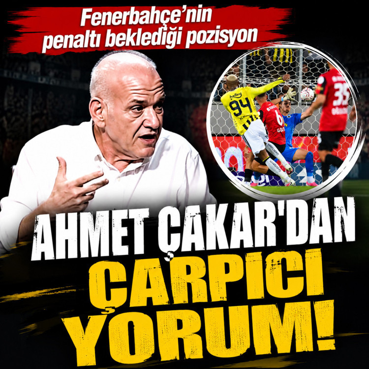 Fenerbahçe penaltı bekledi, hakem vermedi! Ahmet Çakar o pozisyonu yorumladı