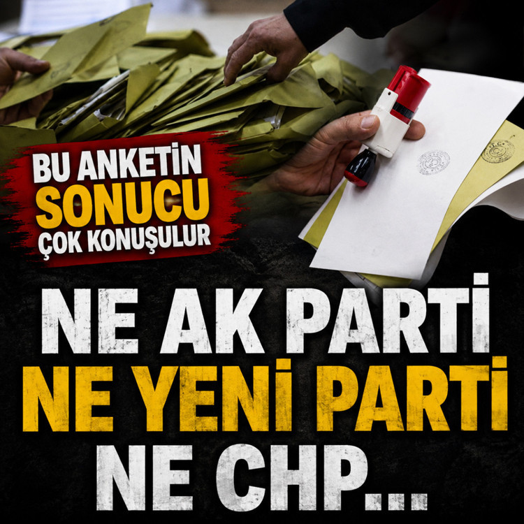 Türkiye'nin sorunlarını hangi parti çözer? Bu anketin sonucu çok konuşulur