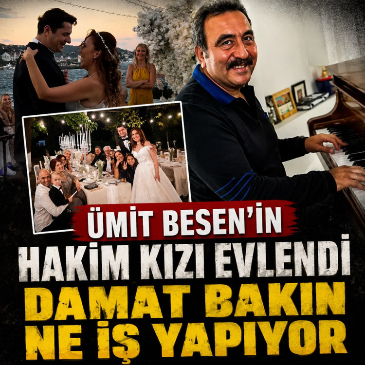 Ümit Besen'in kızı Ezgi evlendi! Damat da avukat çıktı...